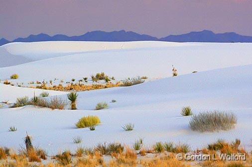 White Sands_32082.jpg - Twilight photographed at the White Sands National Monument near Alamogordo, New Mexico, USA.